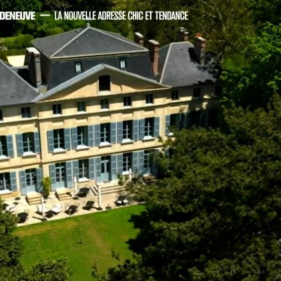 Images de l'ancien château de Catherine Deneuve.