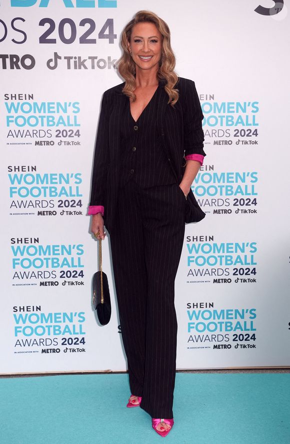 Faye Tozer arrive pour les 2024 Shein Women's Football Awards au Marriott Grosvenor Square, Londres. Date de la photo : jeudi 30 mai 2024. ... Les prix du football féminin 2024 -  Lucy North/PA Wire.