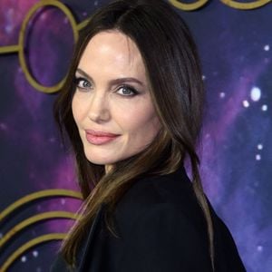 Angelina Jolie au photocall de la projection du film Eternals (Les Eternels) au BFI Imax à Londres le 27 octobre 2021.