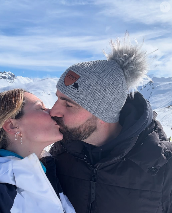 Laure et Matthieu de "Mariés au premier regard" au ski - Instagram, le 20 février 2025