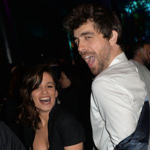 Semi-Exclusif - Lucie Lucas et Agustin Galiana à la soirée des parfums Caron "Pour un homme vous feriez quoi ?" au Théâtre du Renard à Paris le 22 mars 2017.
© Ramsamy Veeren/Bestimage