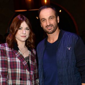 Emilie Dequenne et son mari Michel Ferracci - Soirée de présentation du nouveau Range Rover Evoque à Paris le 28 novembre 2018. © Veeren/Bestimage