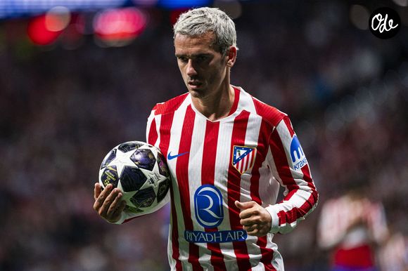 Ligue des champions de l'UEFA - Atlético de Madrid contre Arsenal FC. Antoine Griezmann, de l'Atlético de Madrid, lors du match aller de la demi-finale de la Ligue des champions 2025-2026. 29 avril 2026 (ALTERPHOTOS/Tomas Garrido)