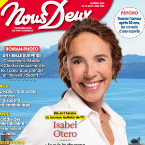Couverture du magazine Nous Deux sorti le 16 juin 2025.