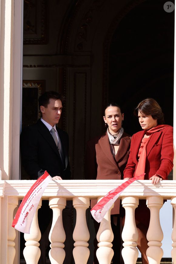 Louis Ducruet, Pauline Ducruet et La princesse Stéphanie de Monaco lors de la Fête Nationale de la principauté de Monaco, le 19 novembre 2022.
© Claudia Albuquerque/Bestimage