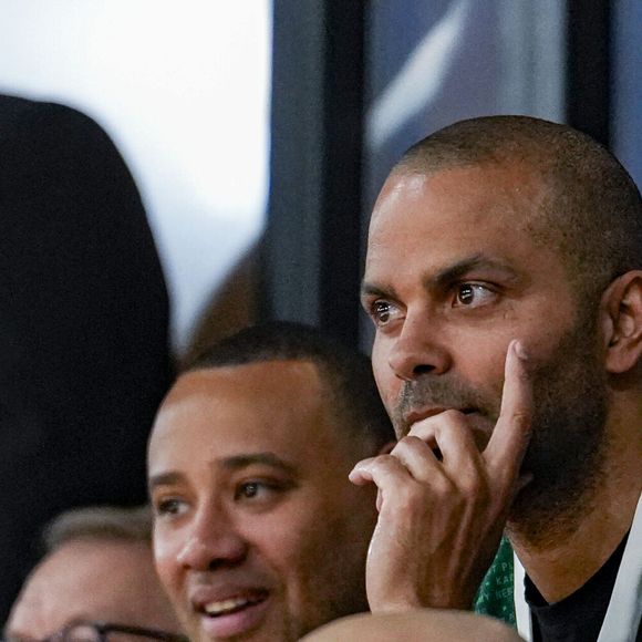 Tony Parker lors de la dernière minute du match Lyon-Villeurbanne vs Zalgiris Kaunas, Turkish Airlines Euroleague à l’Astroballe de Villeurbanne, le 27/03/2025. © Sandrine Thesillat / PsNewz / Bestimage