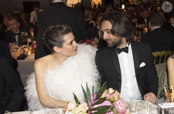 Charlotte Casiraghi et son ex-mari Dimitri Rassam - 64ème Bal de la Rose sur le thème de Manhattan, imaginé par K.Lagerfeld, au profit de la Fondation Princesse Grace, dans la Salle des Etoiles au Sporting Monte Carlo à Monaco. Le 24 mars 2018 © Pierre Villard / Palais Princier / SBM via Bestimage