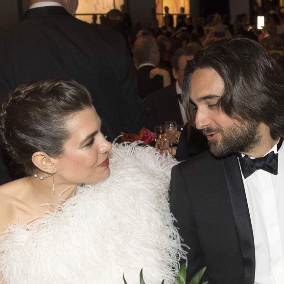 Charlotte Casiraghi et son ex-mari Dimitri Rassam - 64ème Bal de la Rose sur le thème de Manhattan, imaginé par K.Lagerfeld, au profit de la Fondation Princesse Grace, dans la Salle des Etoiles au Sporting Monte Carlo à Monaco. Le 24 mars 2018 © Pierre Villard / Palais Princier / SBM via Bestimage
