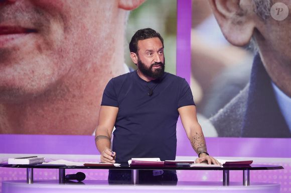 Exclusif - Cyril Hanouna, sur le plateau de l'émission TBT9 (Tout beau tout n9uf) présentée par C.Hanouna, et diffusée en direct sur W9, Paris, France. © Jack Tribeca / Bestimage