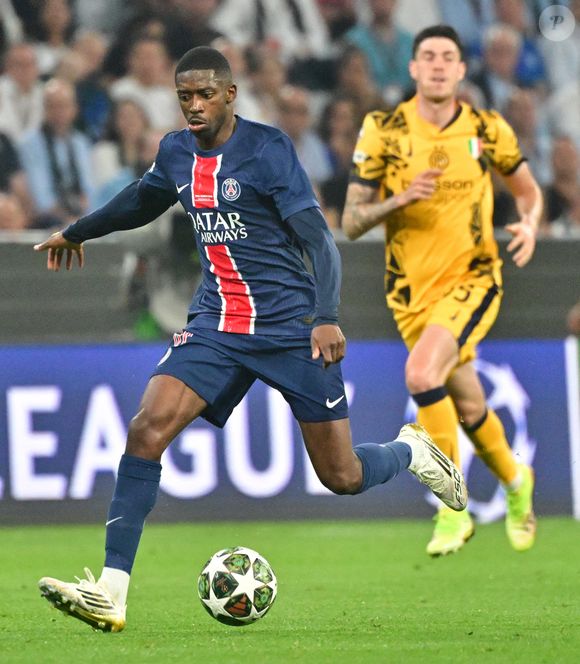 Ousmane Dembélé - Finale de la Ligue Des Champions 2025 "PSG - Inter Milan" à l'Allianz Arena de Munich, le 31 mai 2025.
© Christian Liewig/Bestimage