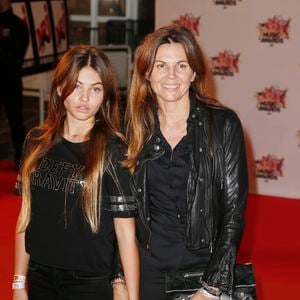 Véronika Loubry et sa fille Thylane Blondeau - Arrivées à la 17ème cérémonie des NRJ Music Awards 2015 au Palais des Festivals à Cannes, le 7 novembre 2015. © Christophe Aubert via Bestimage