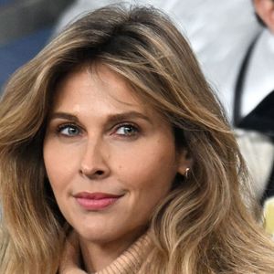 Ophélie Meunier - Célébrités dans les tribunes du match de 8ème de finale aller de la Ligue Des Champions 2025-2026 (LDC) "PSG - Chelsea (5-2)" au Parc des Princes à Paris le 11 mars 2026. © Lionel Urman/PsnewZ/Bestimage