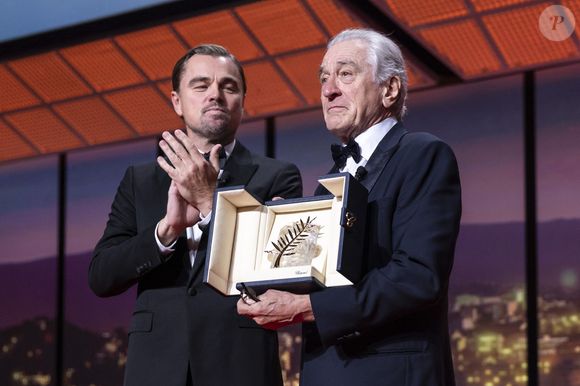 Leonardo DiCaprio et Robert De Niro (palme d'or d'honneur) - Les célébrités lors de la cérémonie d'ouverture du 78ème Festival International du Film de Cannes, le 13 mai 2025.

© Borde / Jacovides  / Moreau / Bestimage