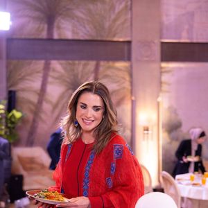 La reine Rania de Jordanie participe à l'Iftar pour les femmes soldats de l'armée jordanienne et le personnel de sécurité féminin à Amman le 26 mars 2025. Photo par Dana Press / Bestimage