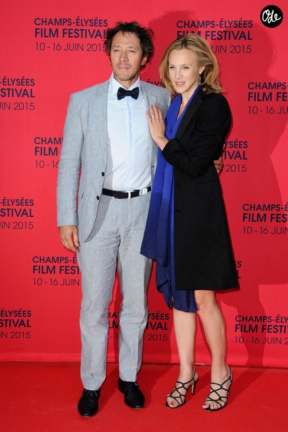 Bruno Debrandt et Marie Kremer lors de l'ouverture du 4e Festival du film des Champs-Élysées, à Paris, le 9 juin 2015. Photo : Aurore Maréchal/ABACAPRESS.COM