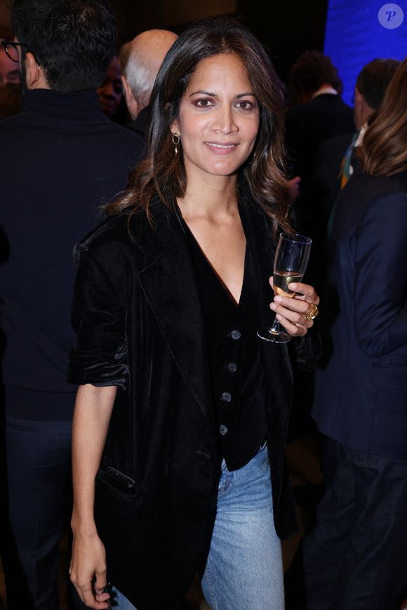 Exclusif - Aurelie Casse assiste au 20ème anniversaire de BFMTV à Paris, France, le 27 novembre 2025. Photo by Jerome Domine/ABACAPRESS.COM