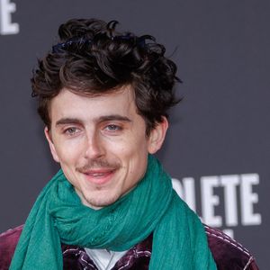 Timothée Chalamet assiste au photocall de la première du film ''Un parfait inconnu'' à l'Auditorium Parco della Musica le 17 janvier 2025 à Rome, Italie.  © Emanuela Vertolli/LPS via ZUMA Press Wire/Bestimage