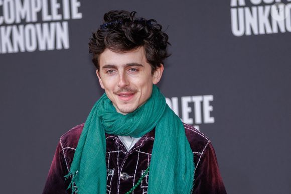 Timothée Chalamet assiste au photocall de la première du film ''Un parfait inconnu'' à l'Auditorium Parco della Musica le 17 janvier 2025 à Rome, Italie.  © Emanuela Vertolli/LPS via ZUMA Press Wire/Bestimage