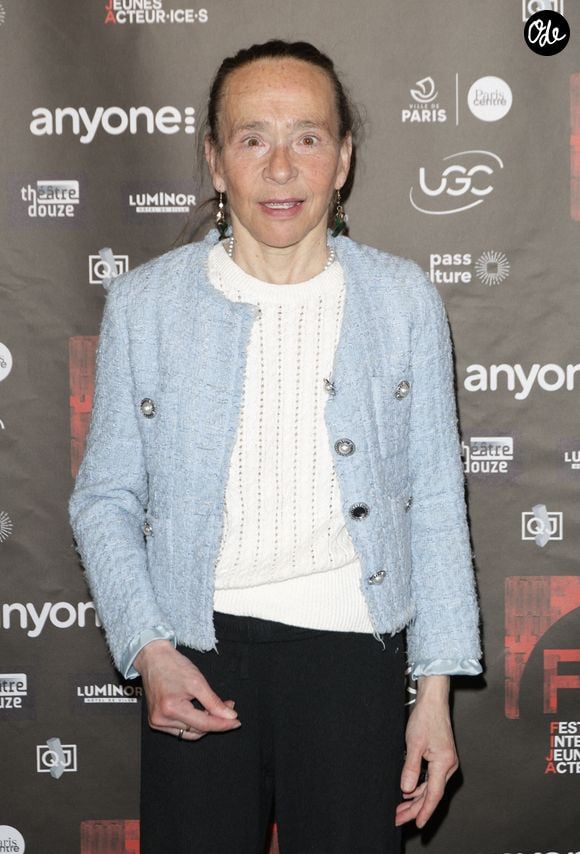Dominique Frot   - 2ème édition du Festival International des Jeunes Acteurs et Actrices (FIJA) au cinéma UGC Bercy à Paris le 11 avril 2025.
© Coadic Guirec / Bestimage