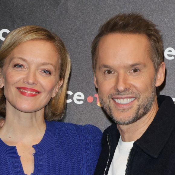 Maya Lauqué, Damien Thévenot - Photocall à l'occasion des 40 ans de l'émission "Télématin" au siège de France Télévisions à Paris le 6 février 2025.  © Coadic Guirec/Bestimage