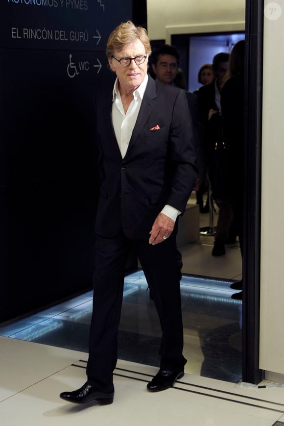 Robert Redford pose lors d'un photocall pour la chaine "Sundance Channel" a Madrid, le 26 novembre 2012.
Crédit : GTRES / BESTIMAGE