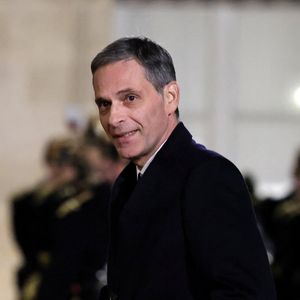 Rodolphe Saadé - Dîner d'Etat en l'honneur de Bola Tinubu, Président de la République fédérale du Nigéria et de sa femme Oluremi Tinubu  au Palais de l'Elysée à Paris le 28 Novembre 2024. © Dominique Jacovides/Bestimage