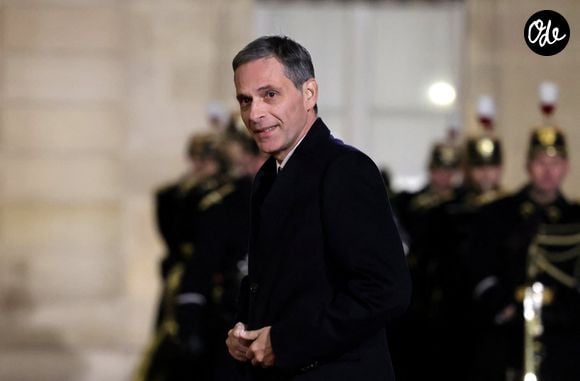 Rodolphe Saadé - Dîner d'Etat en l'honneur de Bola Tinubu, Président de la République fédérale du Nigéria et de sa femme Oluremi Tinubu  au Palais de l'Elysée à Paris le 28 Novembre 2024. © Dominique Jacovides/Bestimage