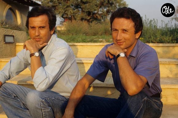 Archives - En France, en vacances dans les Alpilles, Jean Drucker et son frère Michel Drucker. Août 1991
© Alain Canu via Bestimage