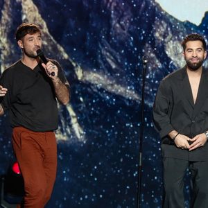 Exclusif - No Web - Jérémy Frérot, Kendji Girac - Surprises - Enregistrement de l'émission "La Boîte à Secrets N°20" dans les studios de la Cité du Cinéma à Saint-Denis, présentée par F.Bollaert et diffusée le 10 janvier sur France 3 © Christophe Clovis / Bestimage