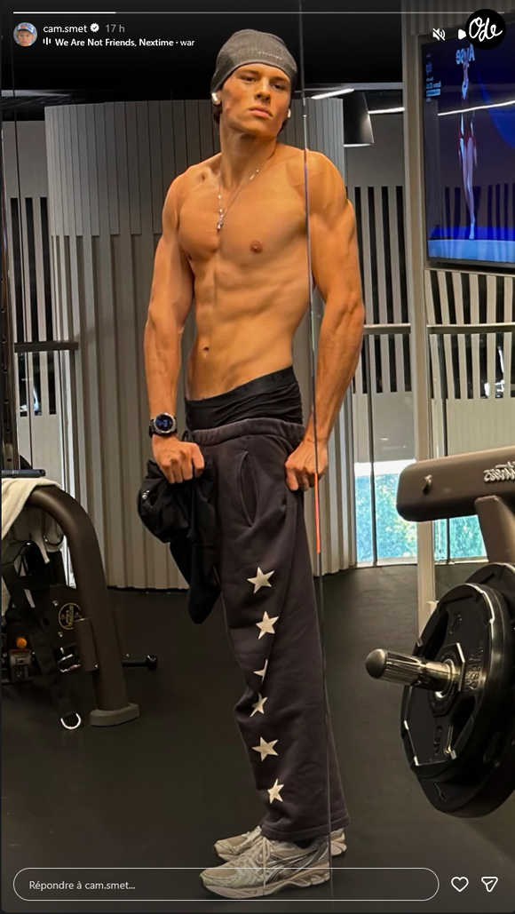 Cameron Smet prend la poste pour sa story Instagram du samedi 12 septembre 2026