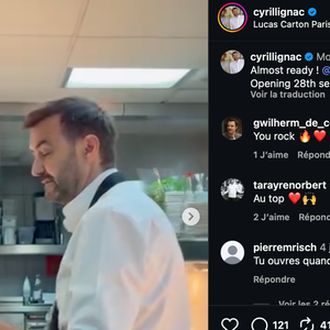 Capture Instagram - Cyril Lignac
