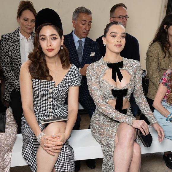 Araya A. Hargate, Hailee Steinfeld au défilé Tamara Ralph Haute Couture Automne / Hiver 2025-2026 dans le cadre de la Fashion Week de Paris (PFW), Palais de Tokyo, France, le 7 Juillet 2025. © Jeremy Melloul/Bestimage