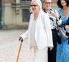 Saluant son talent et sa présence indispensable auprès de tous 
Le roi Carl XVI Gustav et la reine Silvia de Suède ont remis les ordres royaux de chevalerie pour des réalisations exceptionnelles au membres du groupe ABBA au Palais royal de Stockholm, Suède, le 31 mai 2024. © Dana Press/Bestimage