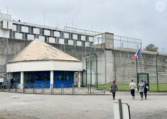 Pierre Palmade vient d'intégrer la maison d'arrêt de Gradignan près de Bordeaux à l'isolement dans le quartier récent (bâtiment blanc) à Gradignan, France, le 9 décembre 2024. © Patrick Bernard/Bestimage