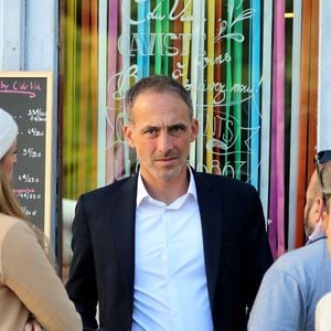 Raphaël Glucksmann, coprésident de Place Publique, lors de la clôture de la deuxième édition des réunions de Place Publique à La Réole en Gironde le 5 octobre 2025.

© Patrick Bernard / Bestimage