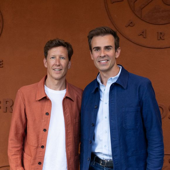 Jean de Reynal, Jean-Baptiste Marteau au Village pour la session de nuit pendant les Internationaux de France 2025 à Roland Garros le 28 mai 2025 à Paris, France. Photo par Nasser Berzane/ABACAPRESS.COM