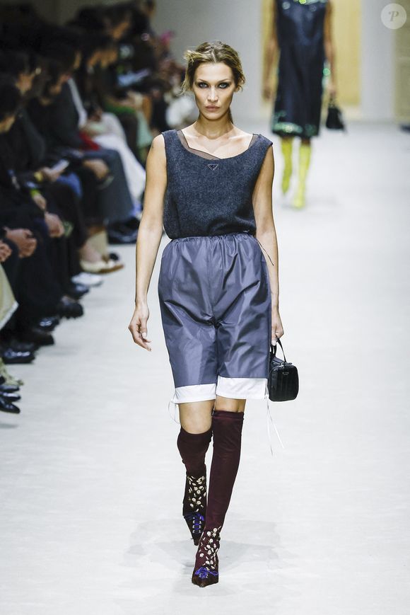 Parmi les stars du moment, on retrouve le sac "Aster" de Coach, le "Swing" de Prada ou encore les créations de Jacquemus.

Défilé Prada "Collection Prêt-à-Porter Automne/Hiver 2026-2027" lors de la Fashion Week de Milan, le 26 février 2026.

©Bestimage