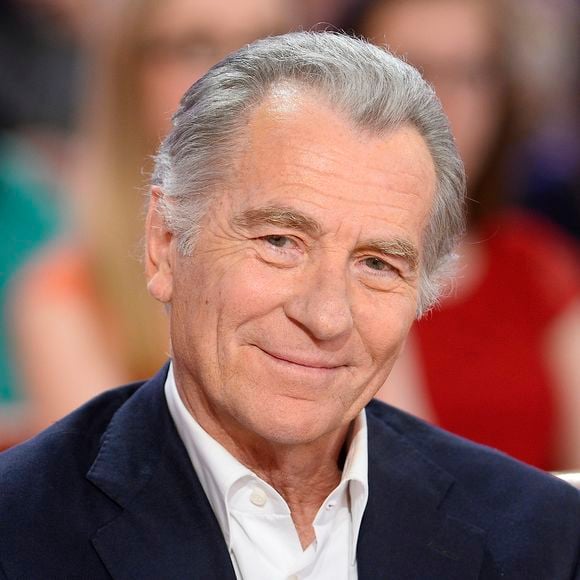 William Leymergie - Enregistrement de l'émission "Vivement Dimanche" à Paris le 1er Avril 2015. © COADIC GUIREC / BESTIMAGE