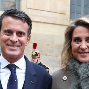 Manuel Valls et sa femme Susana Gallardo Torrededia - Mario Vargas Llosa fait son entrée à l'Académie française, le 9 février 2023. Comme le veut la tradition, l'auteur péruviano-espagnol, prix Nobel de littérature 2010, fera l'éloge de son prédécesseur, M.Serres, lors de son discours d'intronisation à l'Académie française.
© Dominique Jacovides / Bestimage