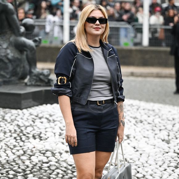 Louane assiste au défilé Miu Miu Womenswear Fall/Winter 2025-2026 dans le cadre de la Fashion Week de Paris à Paris, France, le 11 mars 2025. Photo by Aurore Marechal/ABACAPRESS.COM