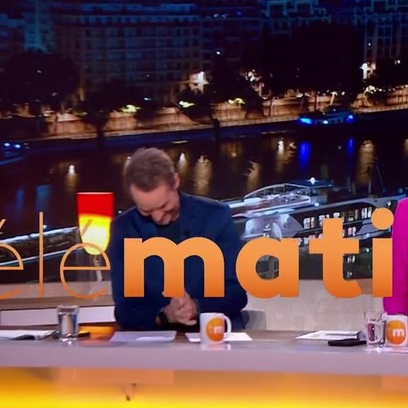 Damien Thévenot présente "Télématin" avec Johanna  Ghiglia en l'absence de Maya Lauqué.