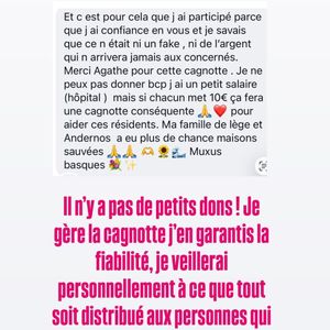 Extrait du compte Instagram d'Agathe Lecaron.