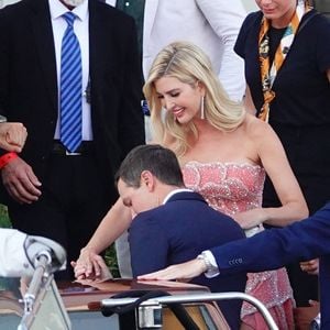 Ivanka Trump et Jared Kushner arrivent au mariage à San Giorgio, Venise, de Jeff Bezos et Lauren Sanchez. Le 27 juin 2025. @Backgrid UK/ Bestimage