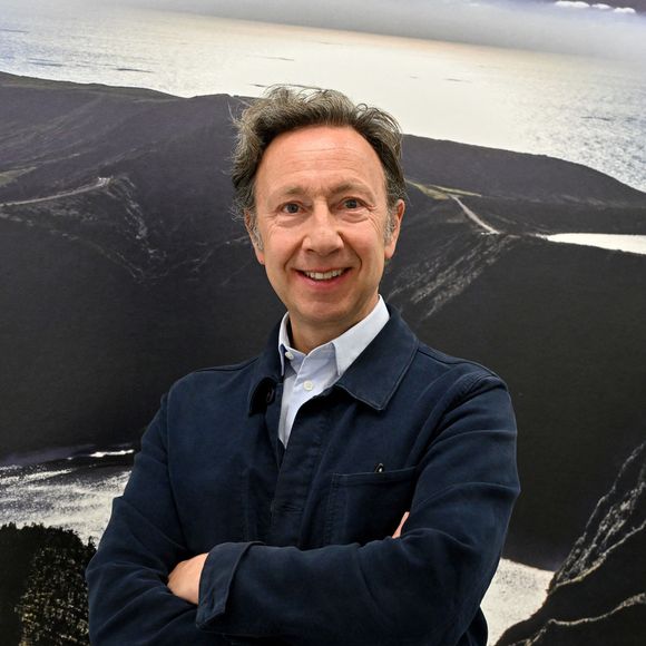 Exclusif -  Stéphane Bern - Le prince Albert II de Monaco a visité l'exposition photographique de l'artiste Micheline Pelletier « Les Açores Un jardin sur l’Atlantique » présentée par L’Oeil en Seyne, organisée par Jacqueline Franjou, la présidente de la Villa Tamaris à la Seyne sur Mer. © Bruno Bebert/Bestimage