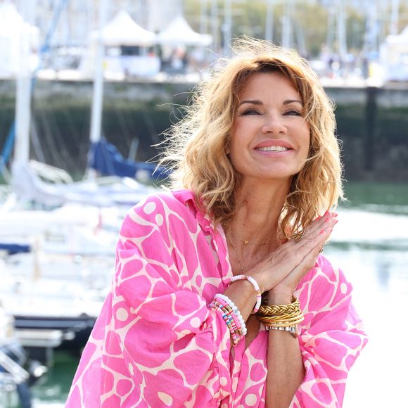 Ingrid Chauvin au photocall de la série "Demain Nous Appartient" lors de la 25ème édition du Festival de la fiction de la Rochelle, le 16 septembre 2023. 

© Denis Guignebourg/BestImage