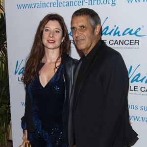 Julien Clerc et sa femme Hélène Grémillon lors de la soirée de Gala "Vaincre Le Cancer" organisée au profit de la lutte contre les Cancers dans les salons du Cercle de l’Union Interalliée à Paris, France, le 11 septembre 2018. © Pierre Perusseau/Bestimage