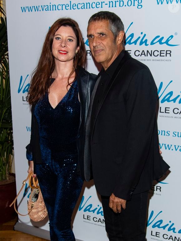 Julien Clerc et sa femme Hélène Grémillon lors de la soirée de Gala "Vaincre Le Cancer" organisée au profit de la lutte contre les Cancers dans les salons du Cercle de l’Union Interalliée à Paris, France, le 11 septembre 2018. © Pierre Perusseau/Bestimage