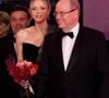 La famille princière de Monaco sait recevoir.
La princesse Charlene de Monaco et le prince Albert II de Monaco durant la 69ème édition du Bal de la Rose dans la Salle des Étoiles du Sporting Monte-Carlo à Monaco. ©Bruno Bebert / Pool Monaco / Bestimage