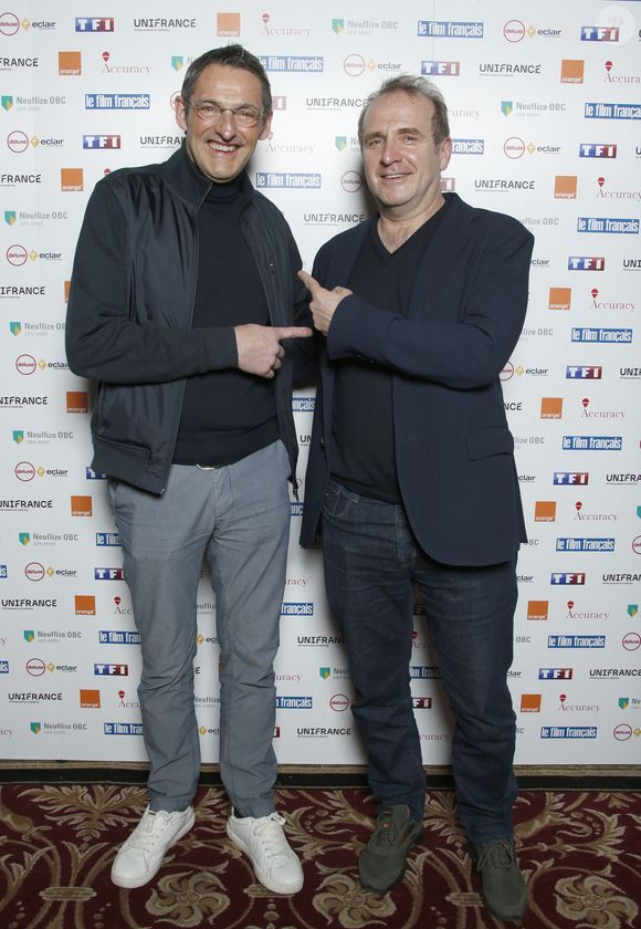 Les Bodin's, Vincent Dubois, Jean-Christian Fraiscinet, pour le film Les Bodin's en Thaïlande - No Web - 29ème cérémonie des Trophées du film français à l'hôtel Intercontinental à Paris le 1er février 2022. © Christophe Aubert via Bestimage