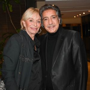 Exclusif - Frédéric François et son épouse Monique Vercauteren lors de l'hommage rendu à Jean Renard à la Sacem à Paris, le 5 octobre 2022.
© Coadic Guirec / Bestimage